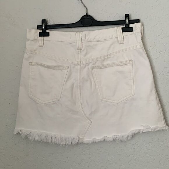 We The Free Denim Mini Skirt Cotton Size 31 - Picture 2 of 11